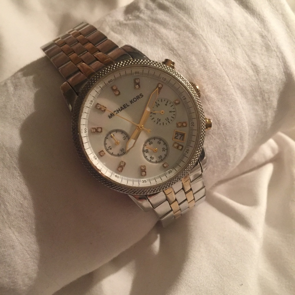Michael Kors Two tone watch